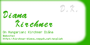 diana kirchner business card